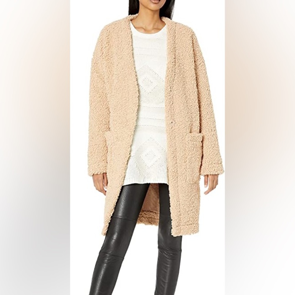 *SOLD* ASTR the Label Women’s Fauna Sherpa Teddy Long Oversized Coat